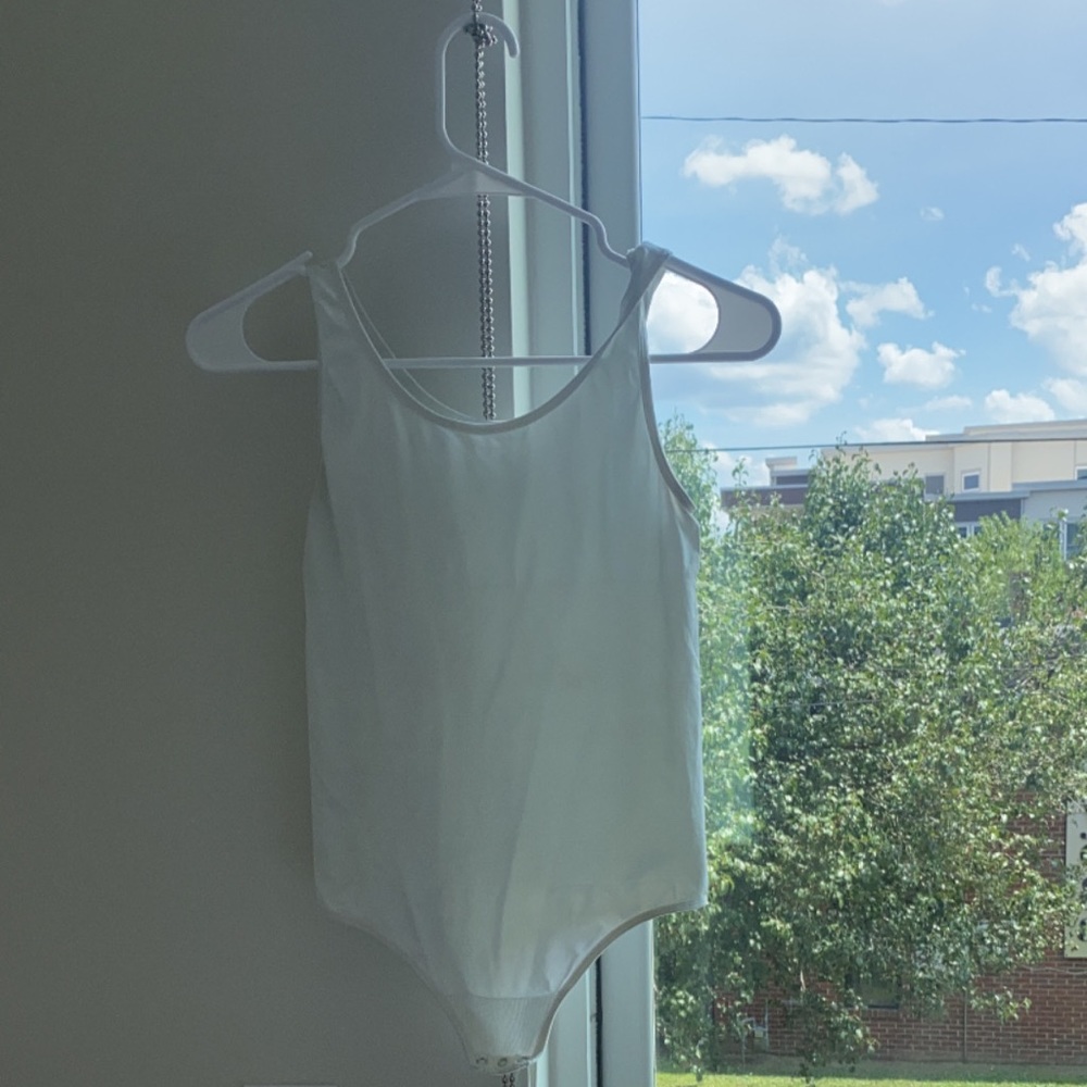 White Spanx Bodysuit